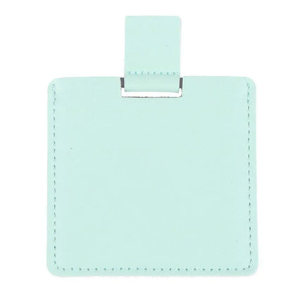 1Pc PU Leather Mini Mirror