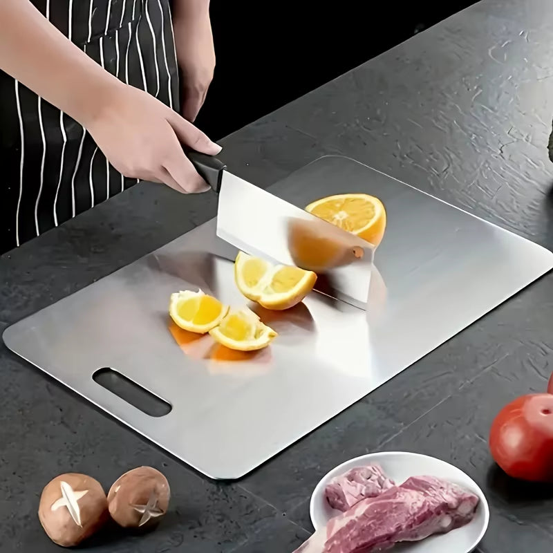 🔪 The Trio of Precision: 3-Piece Stainless Steel Cutting Board Set