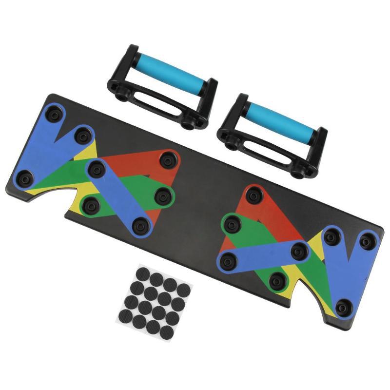 💪 Target Every Muscle: The 9-Function Push-up Board Bracket