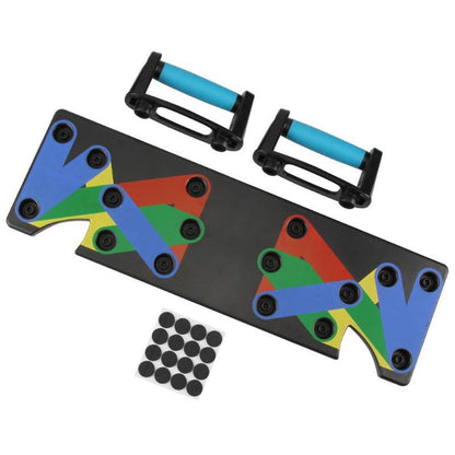 💪 Target Every Muscle: The 9-Function Push-up Board Bracket