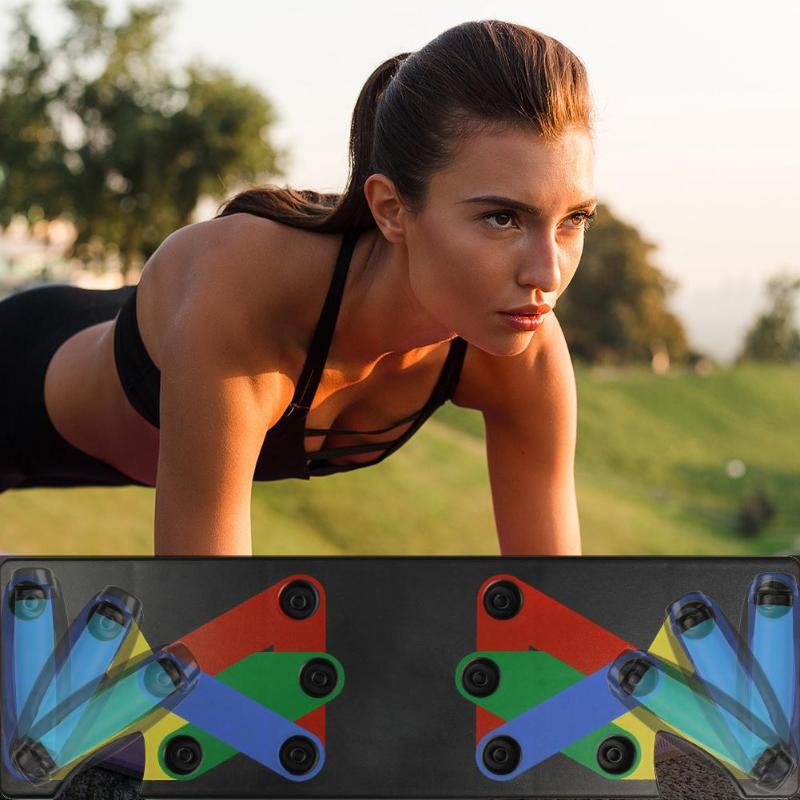 💪 Target Every Muscle: The 9-Function Push-up Board Bracket