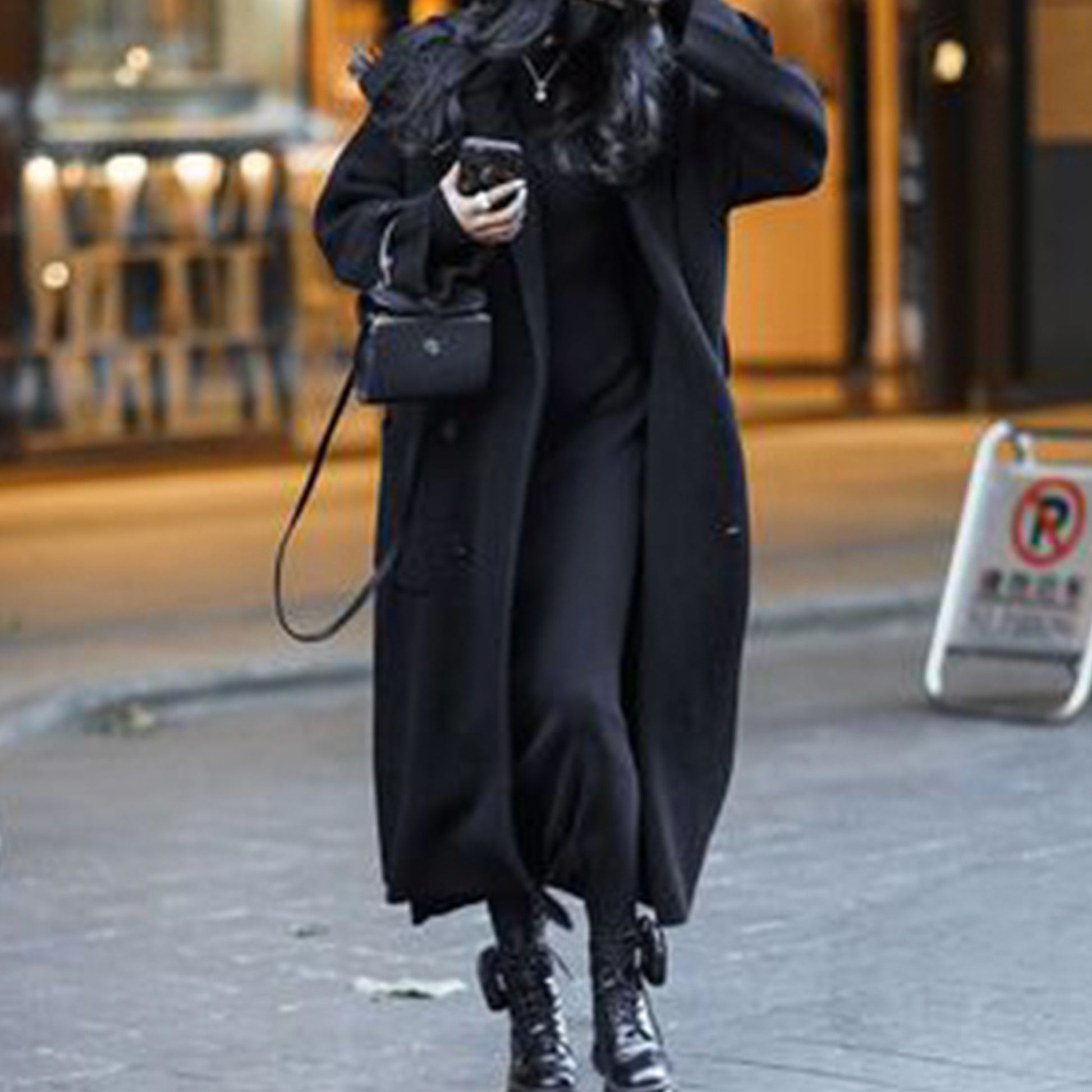 WiNter High-End Thickened Long Heavy-Duty Windbreaker Sweater Jacket