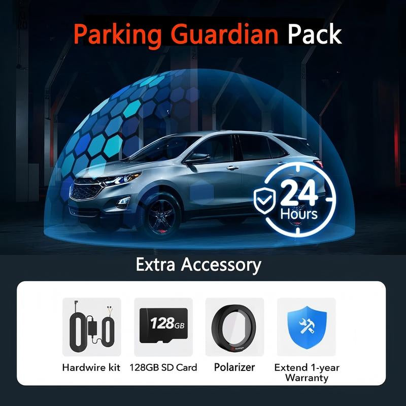 REDTIGER 4K 3 Channel Dash Cam