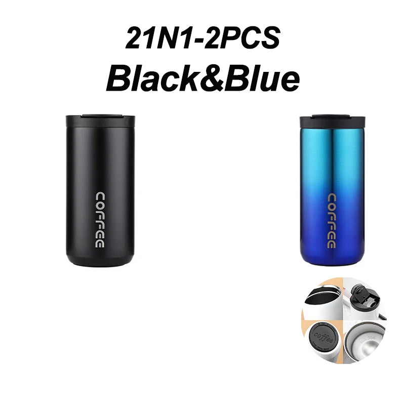 ☕ The Elite Commuter: 400ML Stainless Steel Leakproof Vacuum Flask