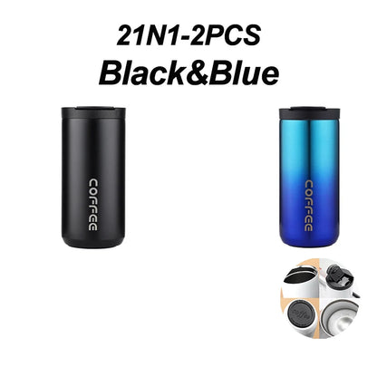 ☕ The Elite Commuter: 400ML Stainless Steel Leakproof Vacuum Flask