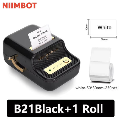 B21 Mini Portable Thermal Label Printer