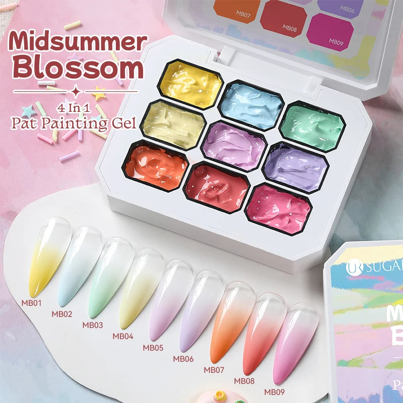 🎨 The Micro-Detail Masterpiece: UR SUGAR 9-Color Gradient & Precision Stamping Gel