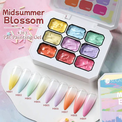 🎨 The Micro-Detail Masterpiece: UR SUGAR 9-Color Gradient & Precision Stamping Gel