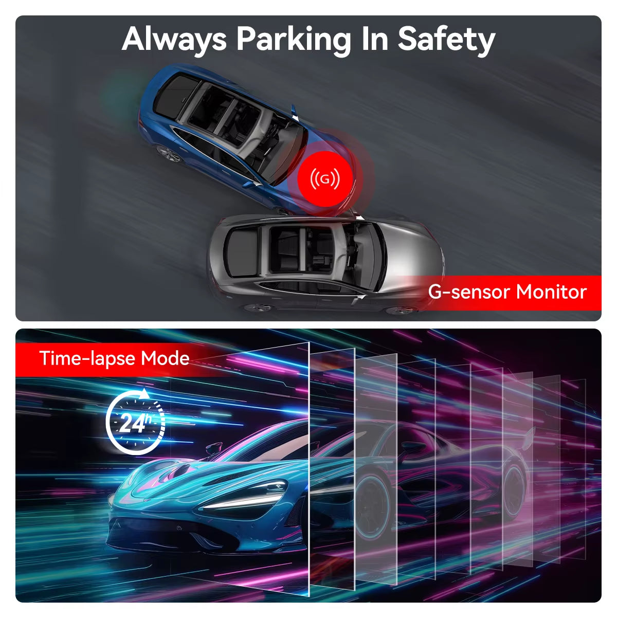 📹 Ultimate Road Surveillance: The REDTIGER F9 4K Front and Rear Dash Cam with 64GB