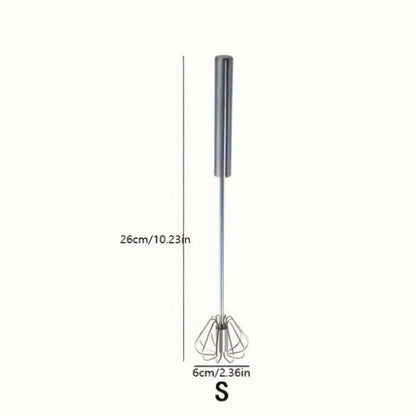 Stainless Steel Semi-Automatic Egg Beater