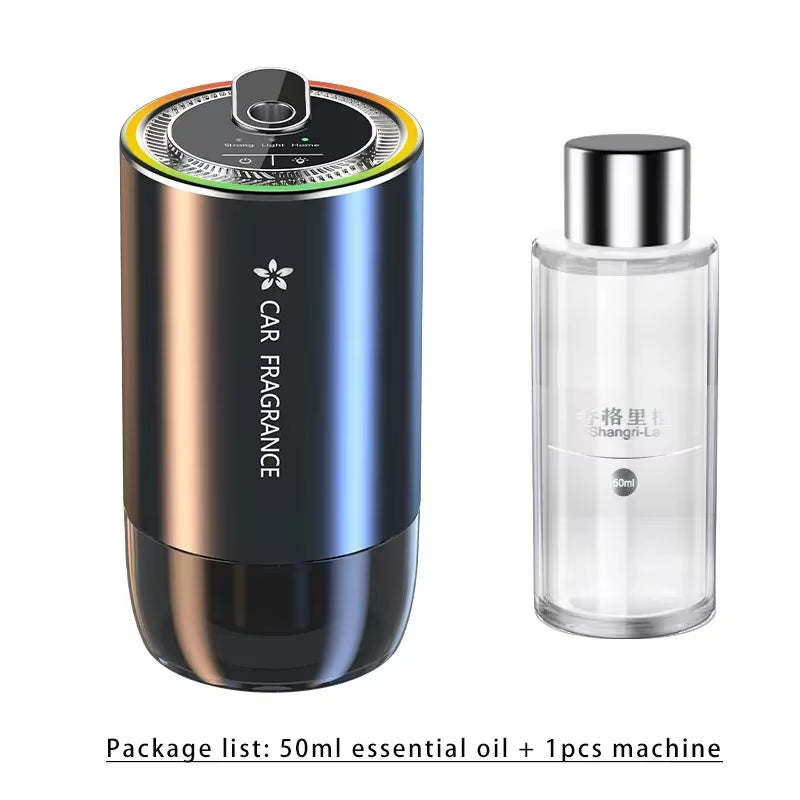 🌌 The Sensory Sanctuary: Smart Car Fragrance Diffuser & Starry Light Humidifier
