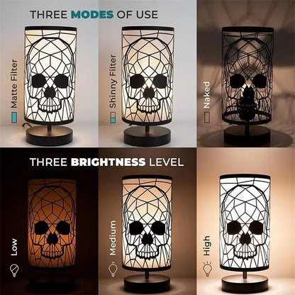 Halloween | Projection Table Lamp – Gothic Skull LED Night Light