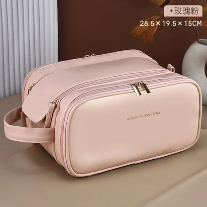 Multifunctional PU Leather Makeup Bag