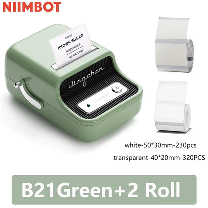 B21 Mini Portable Thermal Label Printer