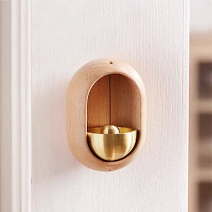 🔔 A Gentle Greeting for Every Guest: The Wooden Wind Chime Doorbell & Entrance Decoration