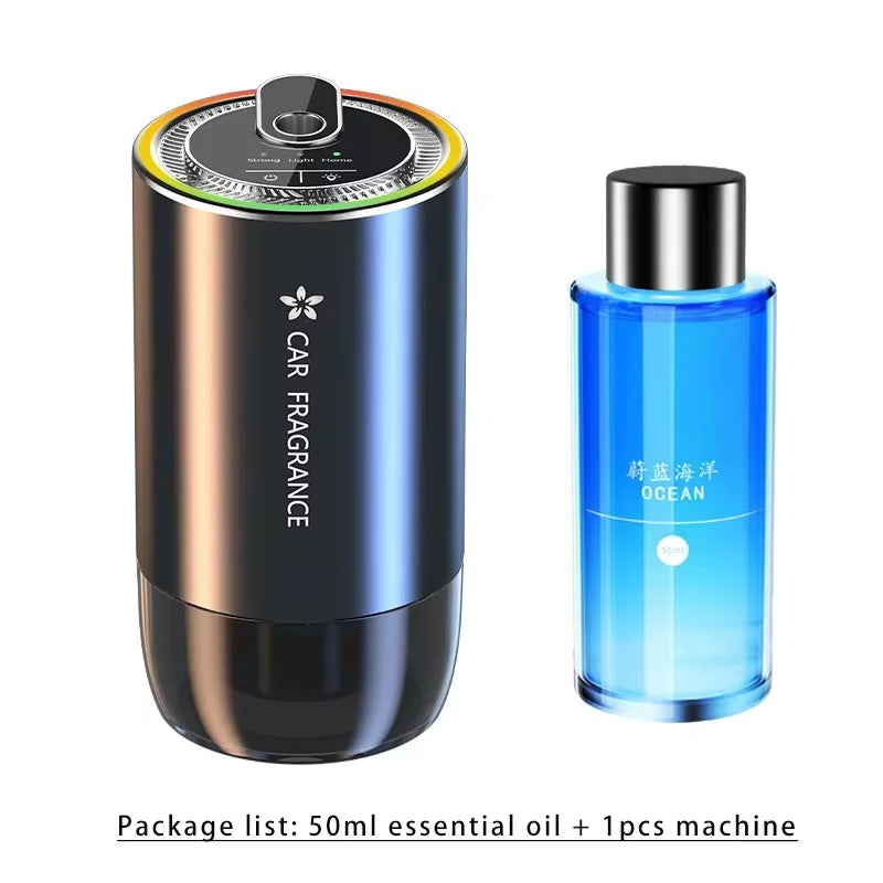 🌌 The Sensory Sanctuary: Smart Car Fragrance Diffuser & Starry Light Humidifier