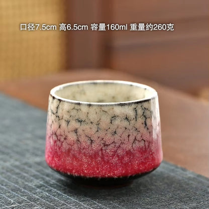🍵 The Rustic Ritual: Vintage Coarse Pottery Ceramic Coffee & Tea Cup