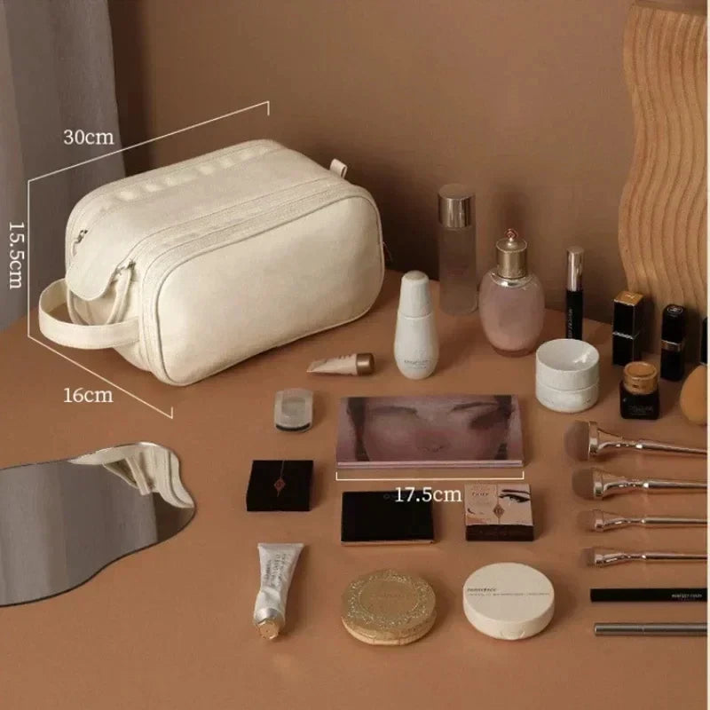 Multifunctional PU Leather Makeup Bag