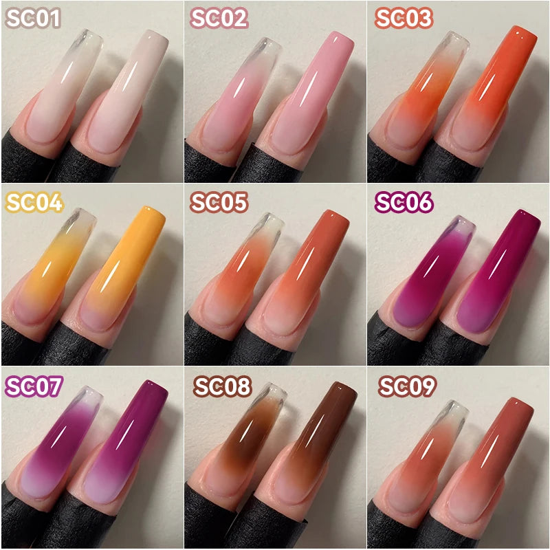 🎨 The Micro-Detail Masterpiece: UR SUGAR 9-Color Gradient & Precision Stamping Gel