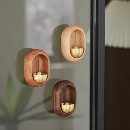 🔔 A Gentle Greeting for Every Guest: The Wooden Wind Chime Doorbell & Entrance Decoration