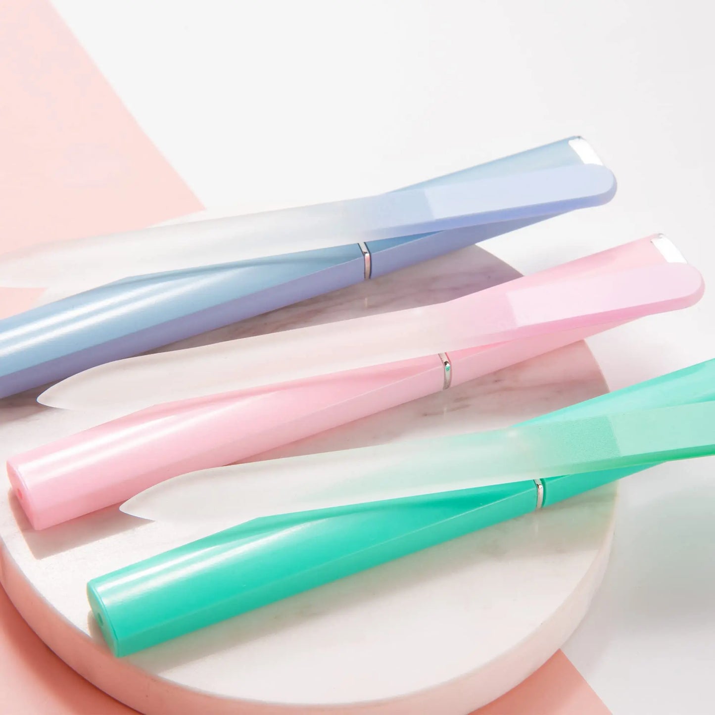 💅 The Precision Edge: Professional Double-Sided Etched Glass Nail File