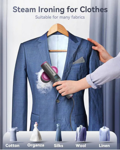 💨 Multifunctional Foldable Digital Control Travel Garment Steamer