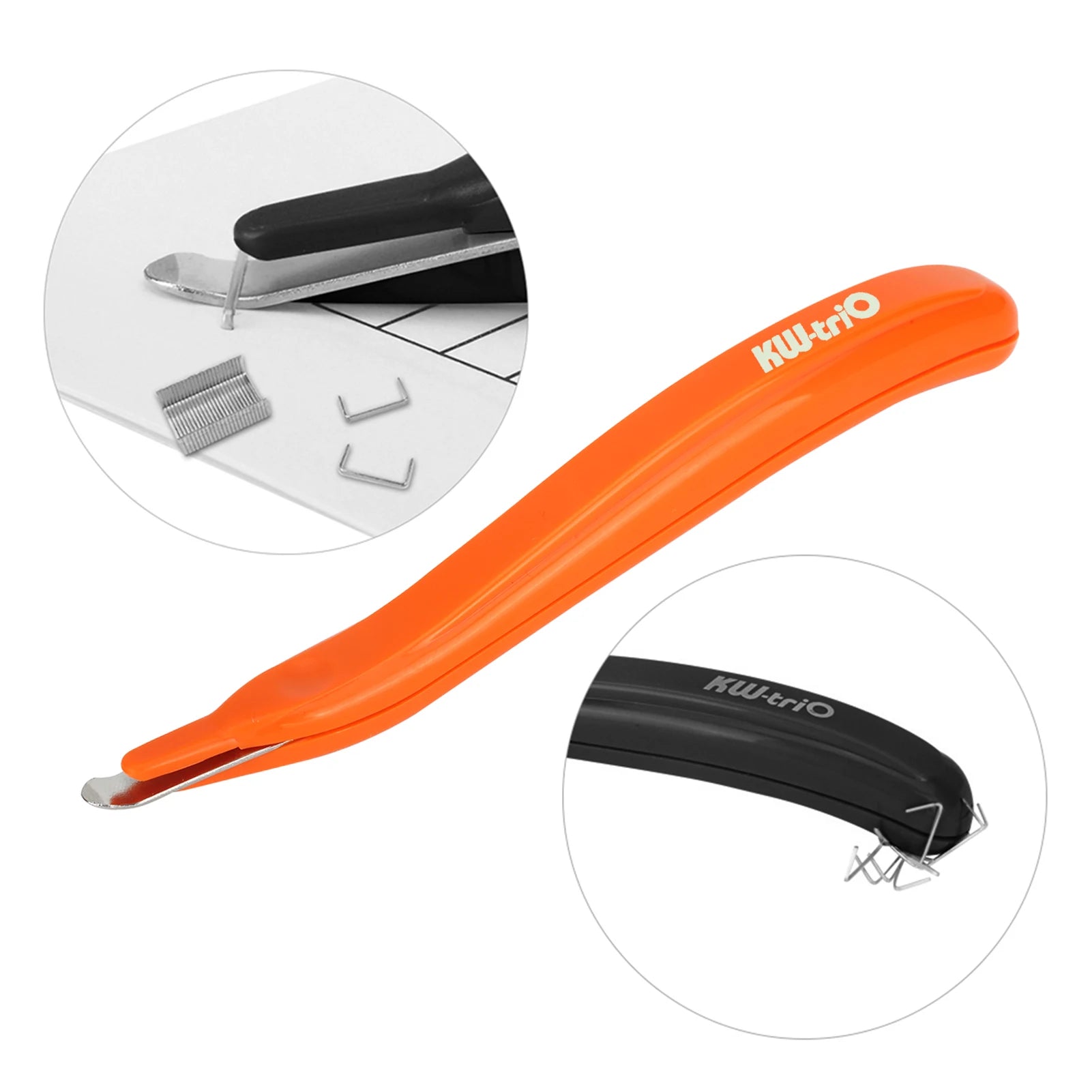 Portable Staple Remover Featured Easy Pull Pen-Type Magnetic Head