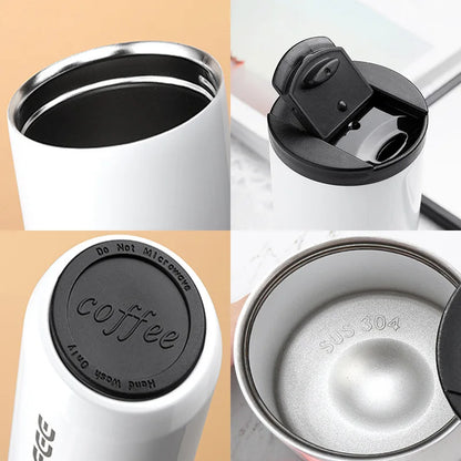 ☕ The Elite Commuter: 400ML Stainless Steel Leakproof Vacuum Flask