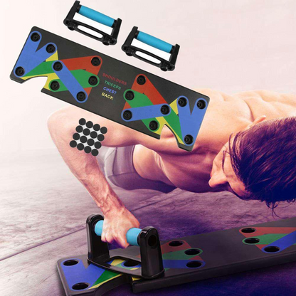 💪 Target Every Muscle: The 9-Function Push-up Board Bracket