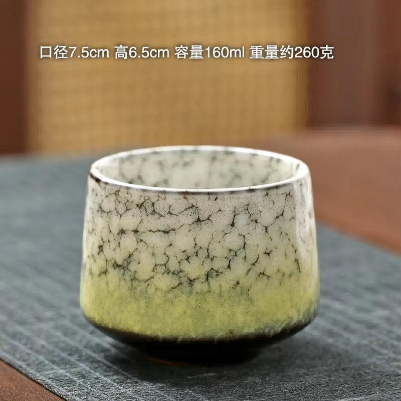 🍵 The Rustic Ritual: Vintage Coarse Pottery Ceramic Coffee & Tea Cup