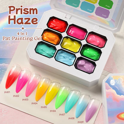 🎨 The Micro-Detail Masterpiece: UR SUGAR 9-Color Gradient & Precision Stamping Gel