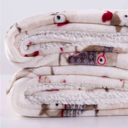 ☁️ Pure Cloud Comfort: The Lambskin Leg & Lap Blanket