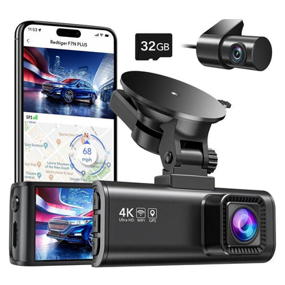REDTIGER 4K 3 Channel Dash Cam