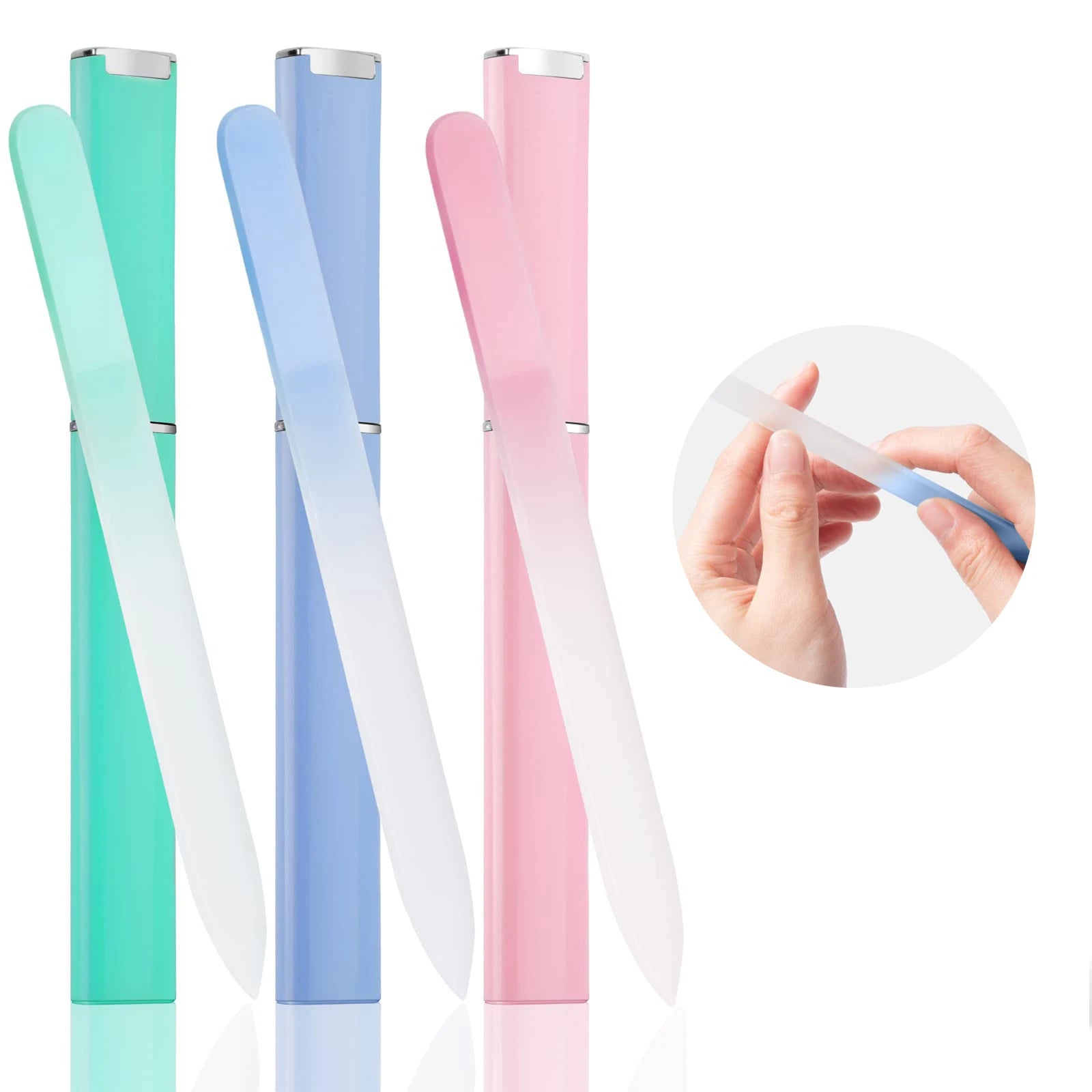💅 The Precision Edge: Professional Double-Sided Etched Glass Nail File