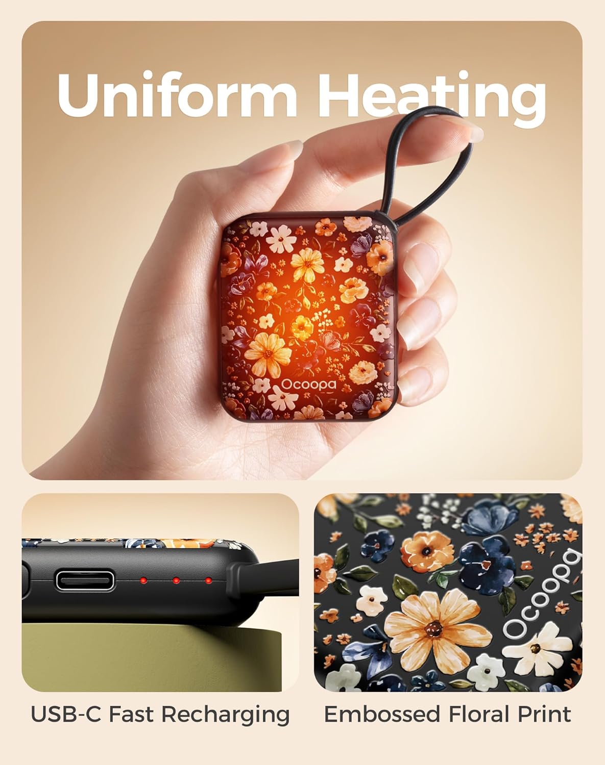 🔥 Double the Warmth, Half the Size: The OCOOPA UT5 Nano Rechargeable Hand Warmers