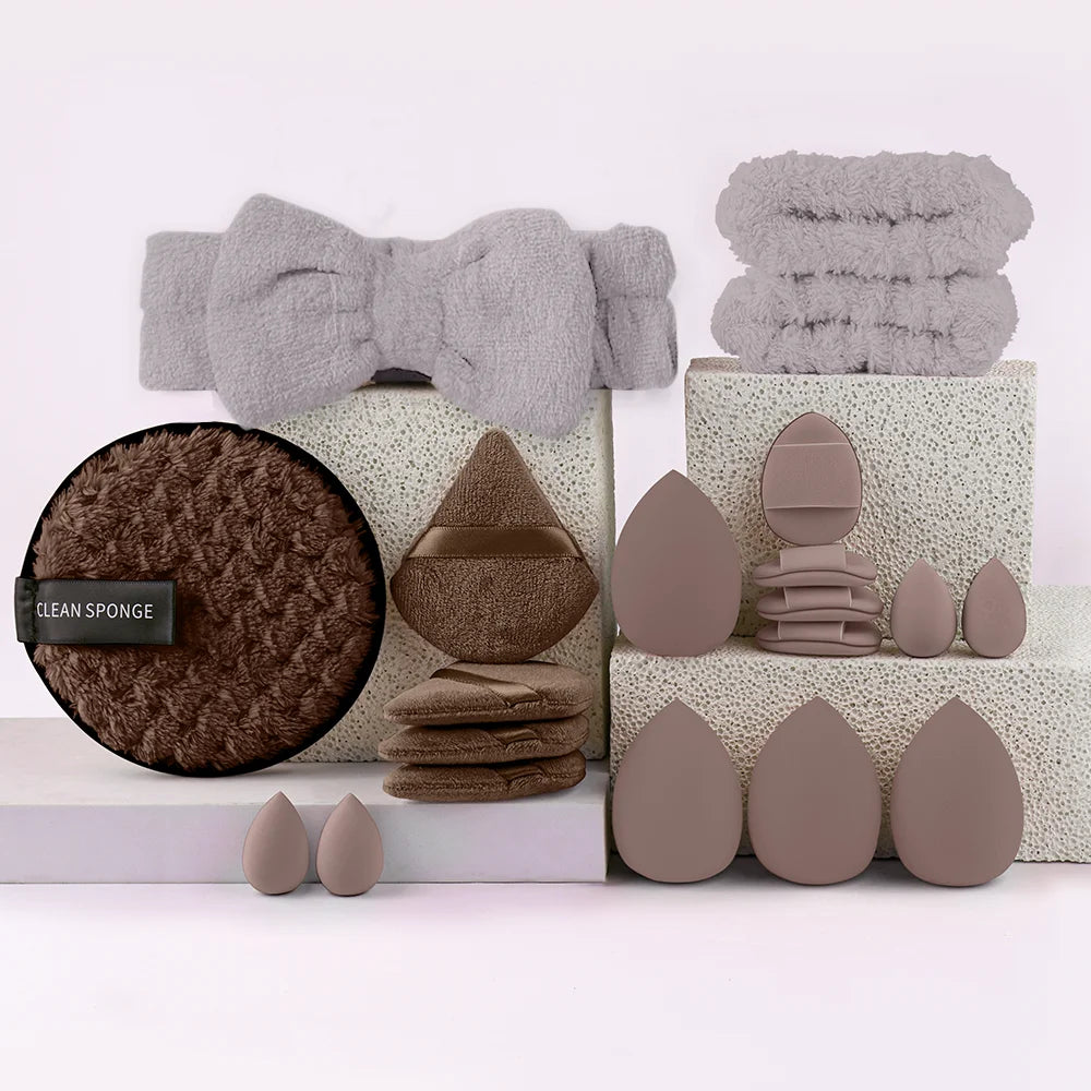 🎨 The Flawless Canvas: Premium Multi-Piece Cosmetic Brush & Kabuki Set