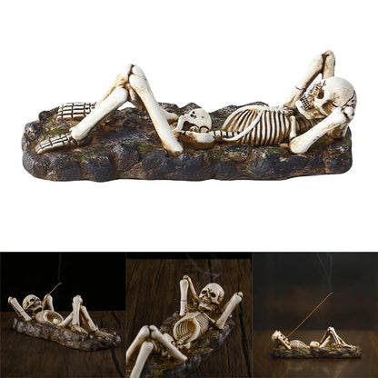 Resin Incense Burner Skeleton Holder 