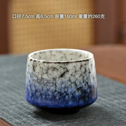 🍵 The Rustic Ritual: Vintage Coarse Pottery Ceramic Coffee & Tea Cup