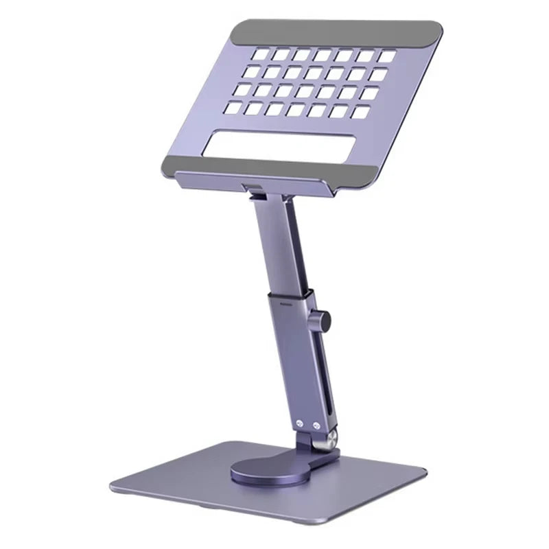📱 The Command Center: 360° Rotating Aluminum Tablet Stand & Desk Riser