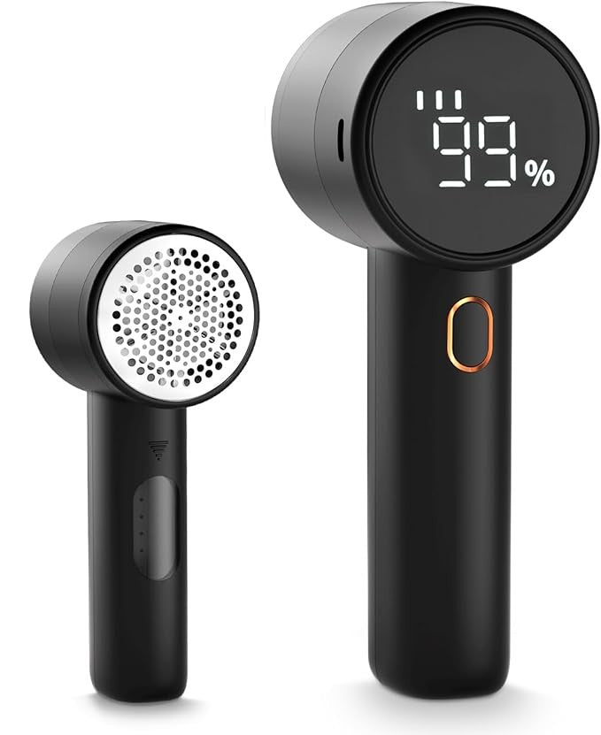 🧥 Defuzzed Perfection, Everywhere: The Portable USB-C Electric Hair Ball Trimmer