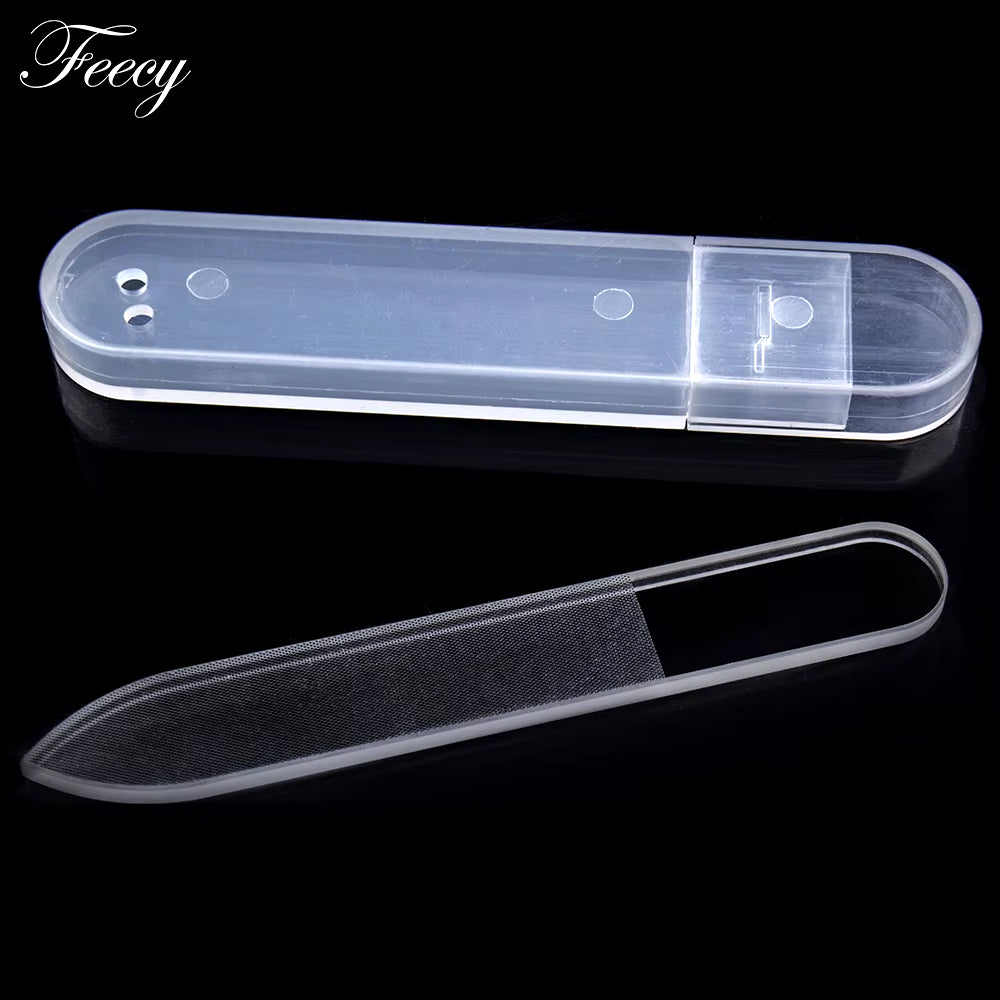 10Pcs Nano Crystal Glass Nail Files Buffer