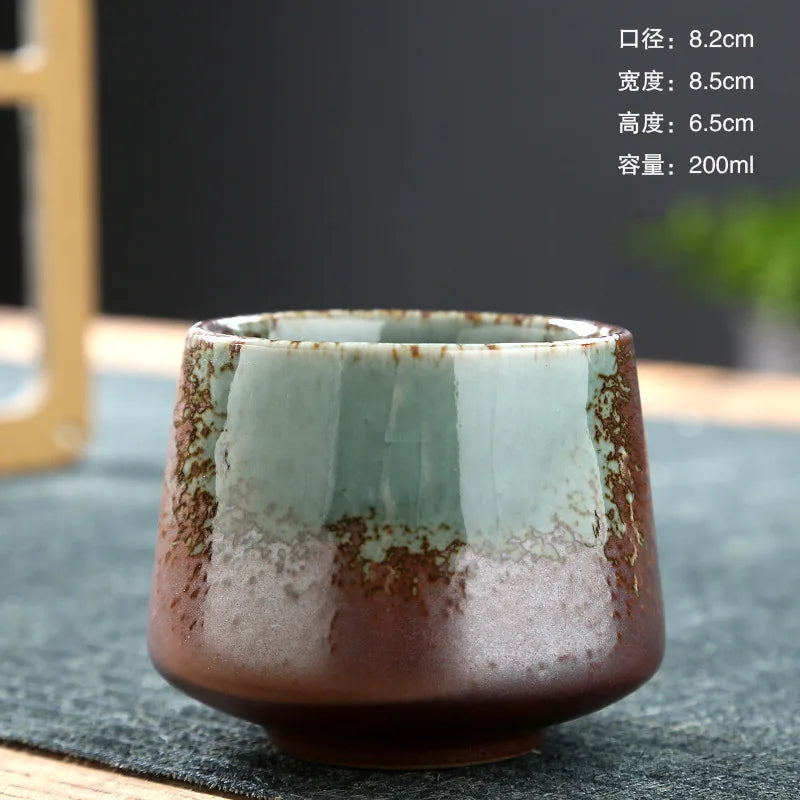Vintage Ceramic Coffee Cup – Handcrafted Elegance for Every Sip