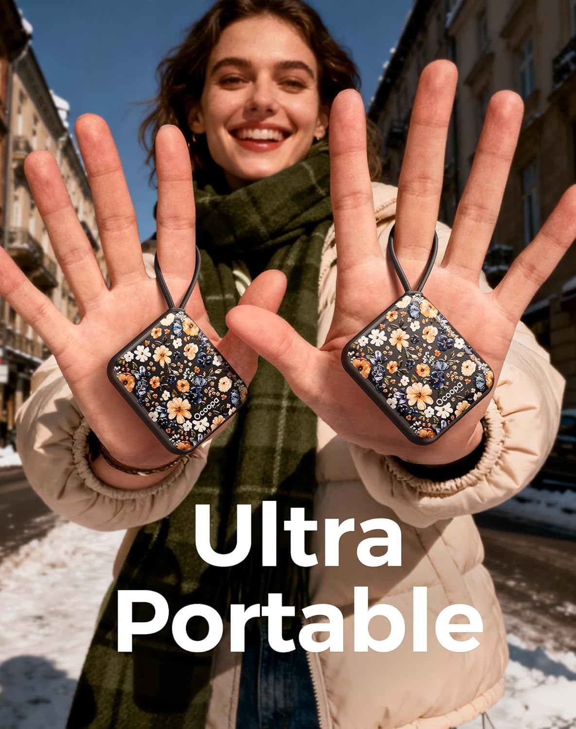 🔥 Double the Warmth, Half the Size: The OCOOPA UT5 Nano Rechargeable Hand Warmers