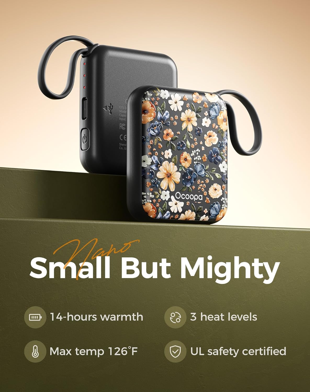🔥 Double the Warmth, Half the Size: The OCOOPA UT5 Nano Rechargeable Hand Warmers