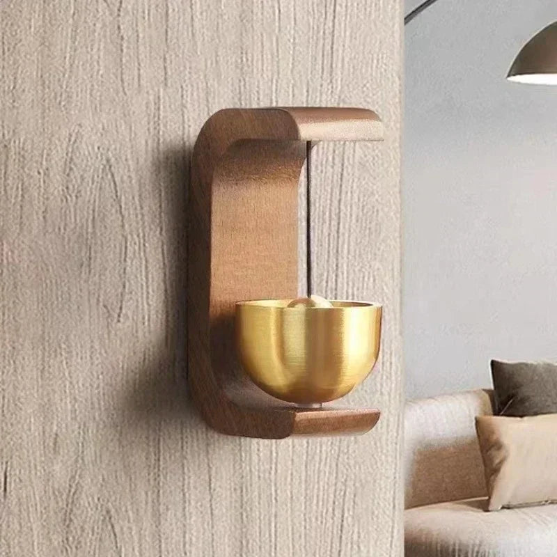 🔔 A Gentle Greeting for Every Guest: The Wooden Wind Chime Doorbell & Entrance Decoration