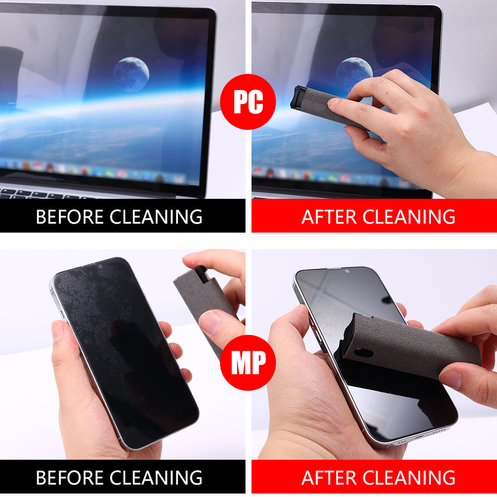 📱 The Crystal Clarity: Integrated Mobile & Laptop Screen Cleaner Set