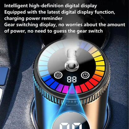 Smart Car Air Fresheners Auto Aromatherapy Perfume with LED Light Romantic Atmosphere Oil Diffuser Car Accessories