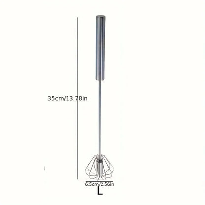Stainless Steel Semi-Automatic Egg Beater
