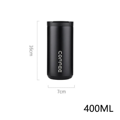 ☕ The Elite Commuter: 400ML Stainless Steel Leakproof Vacuum Flask
