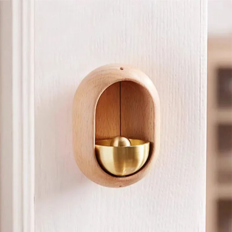 🔔 A Gentle Greeting for Every Guest: The Wooden Wind Chime Doorbell & Entrance Decoration